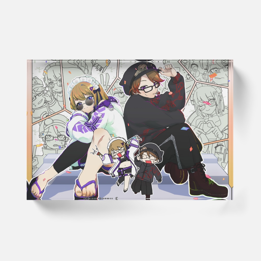 2周年アクリルブロック