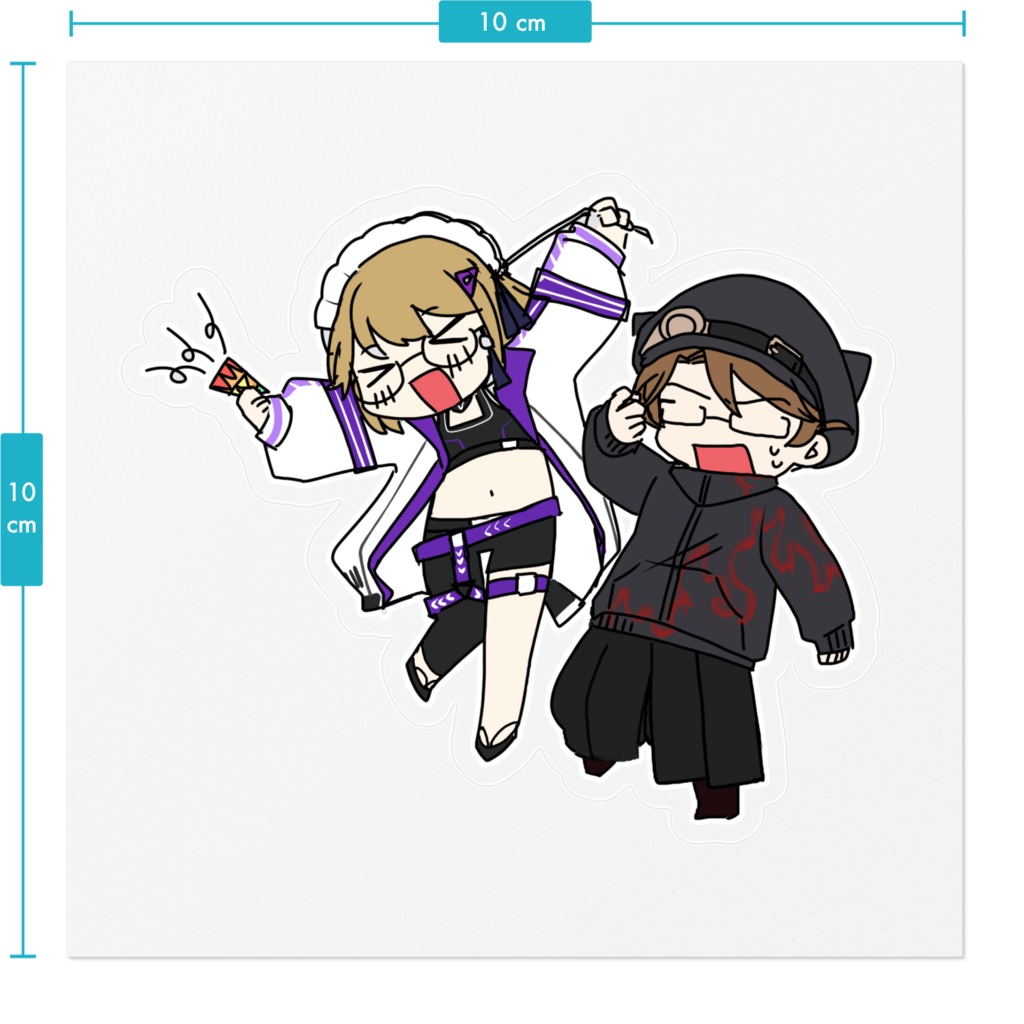 ミニキャラステッカー