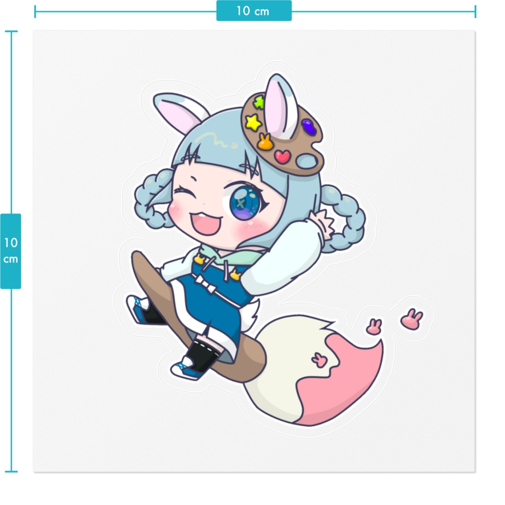 ぴょんなつ🐰🎨ステッカー