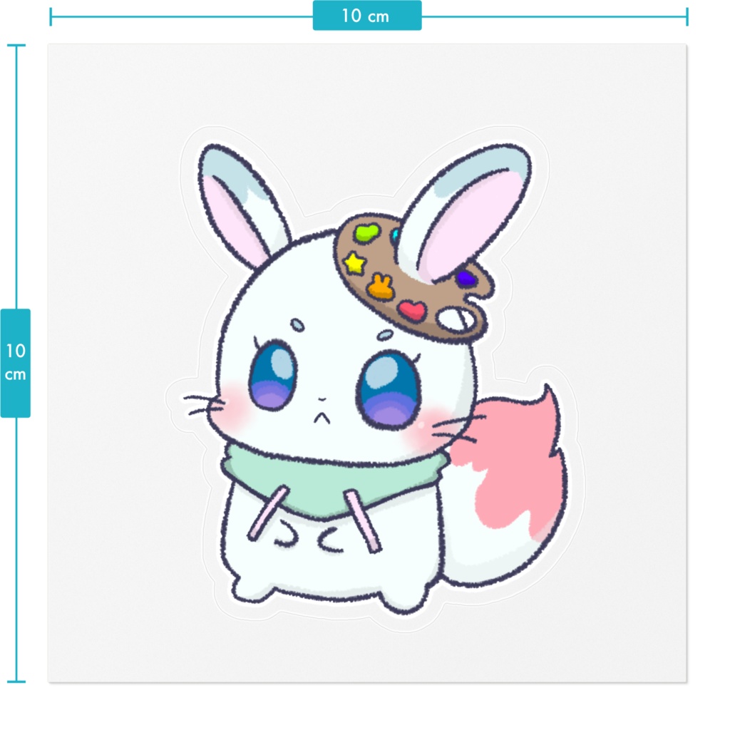 ちびうさぎ🐰🎨ステッカー