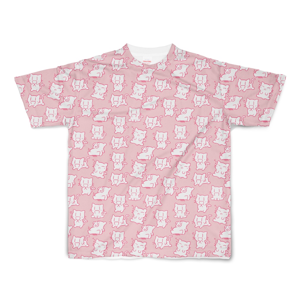 にぃみゃん フルデザイン Tシャツ 【ピンク】