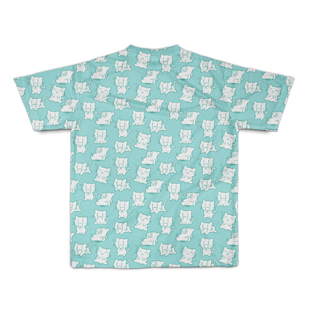 にぃみゃん フルデザイン Tシャツ 【グリーン】