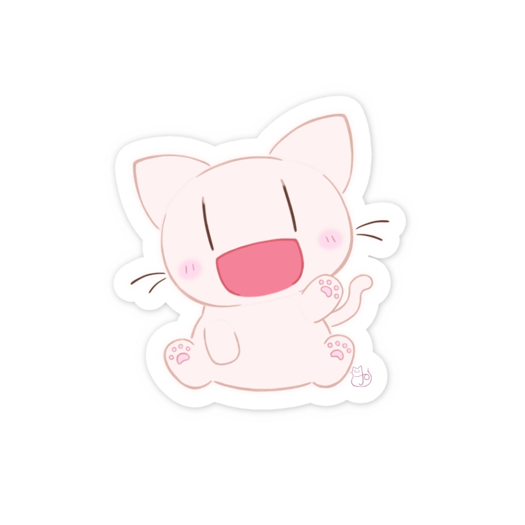 にぃみゃん ステッカー(はーい)