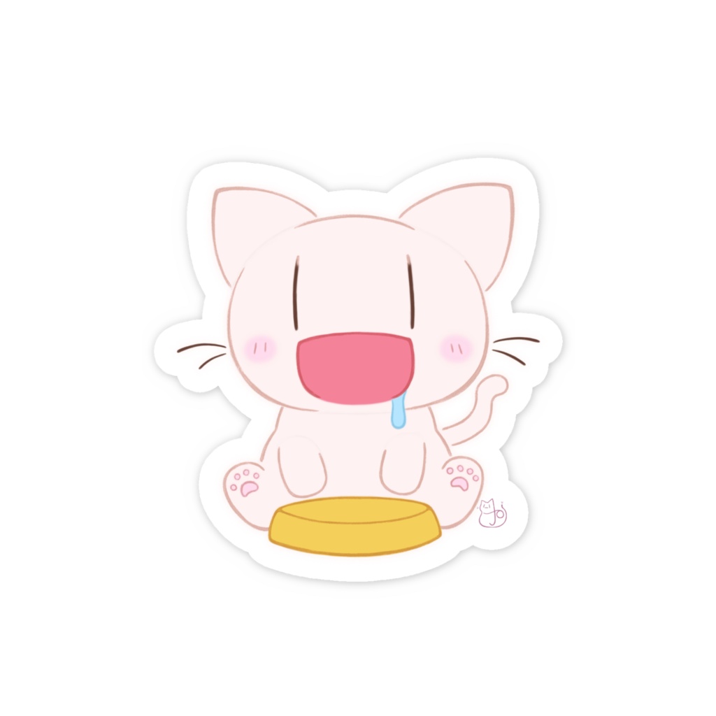 にぃみゃん ステッカー(ごはん)