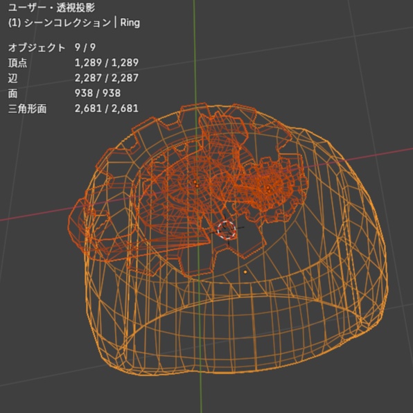 【アニメーション付き】歯車と猫の指輪