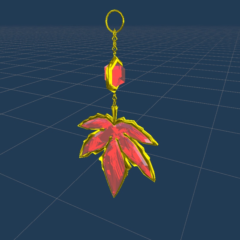 【Free_無料】紅葉のピアス