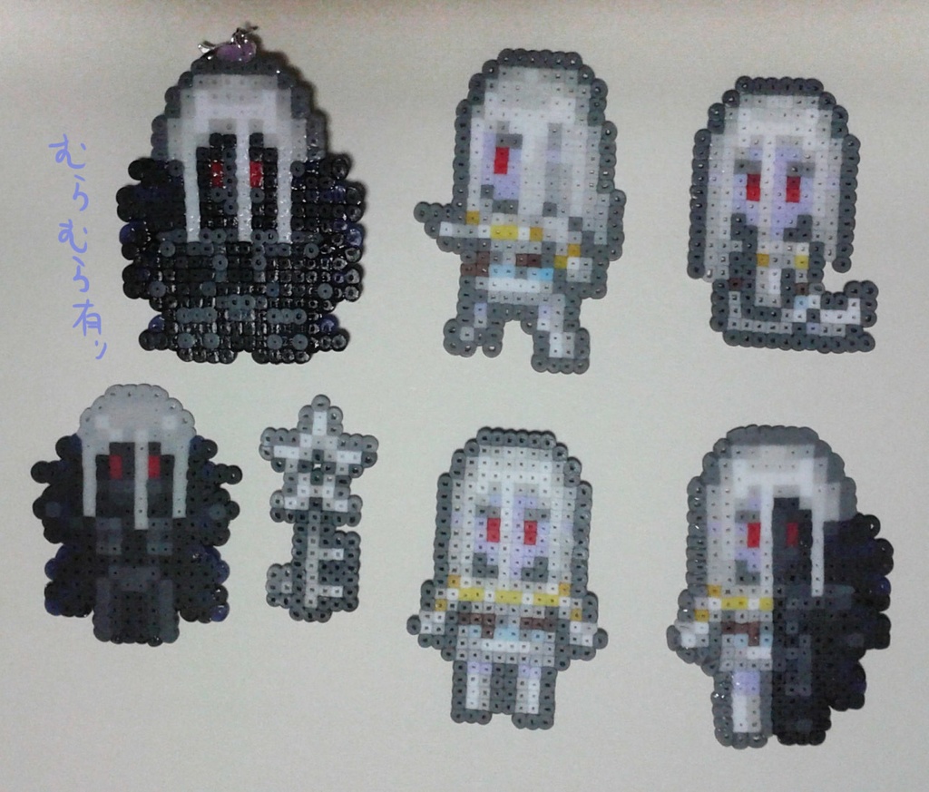 ほたるのひかりシリーズ ゲームドットアイロンビーズストラップ(小)