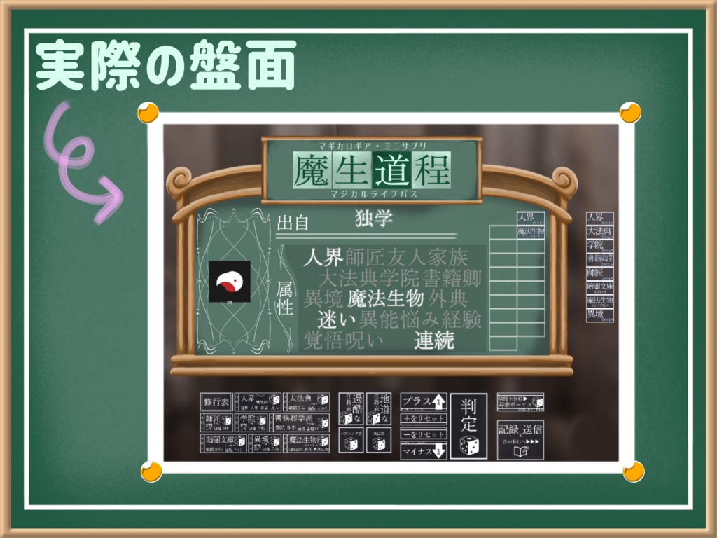 【無料】魔生道程(マジカルライフパス)用ココフォリア部屋データ【マギカロギア】