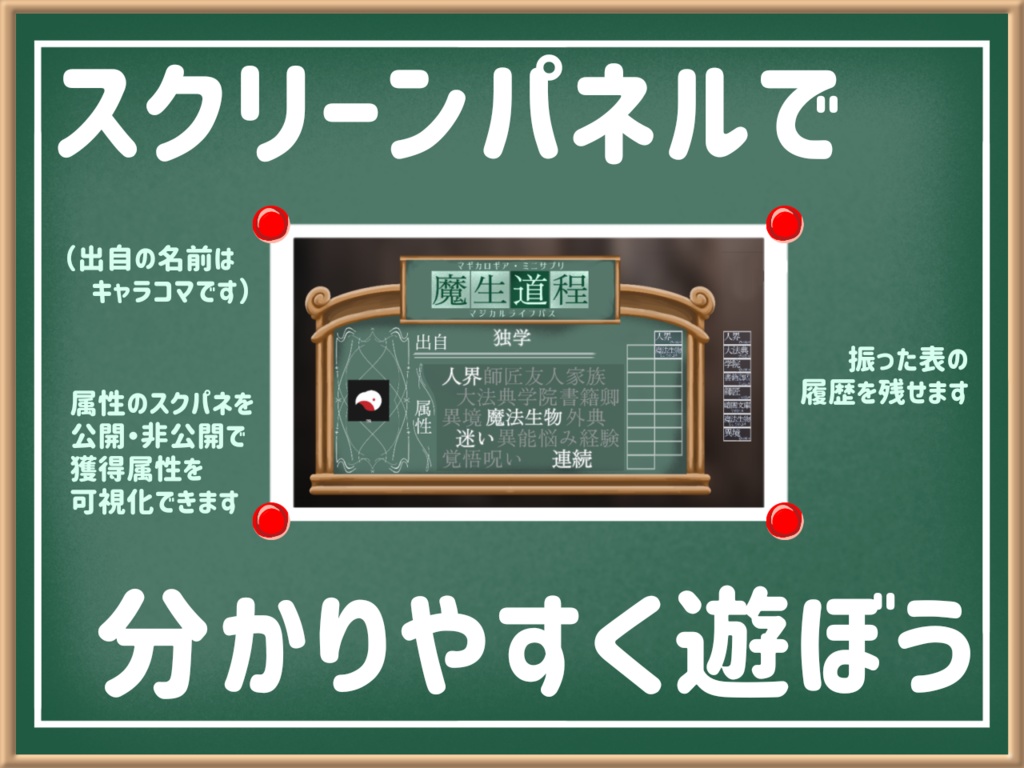 【無料】魔生道程(マジカルライフパス)用ココフォリア部屋データ【マギカロギア】