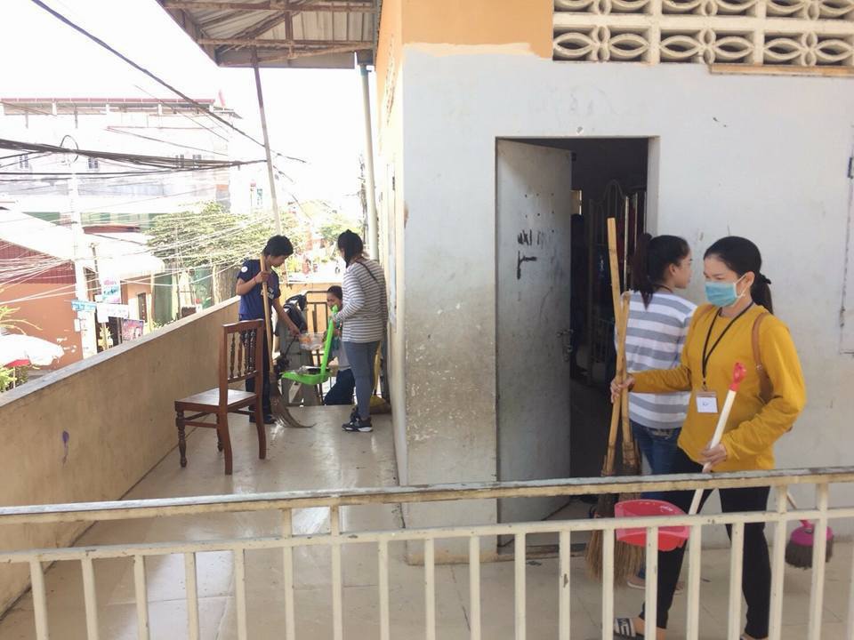 カンボジア孤児院風景