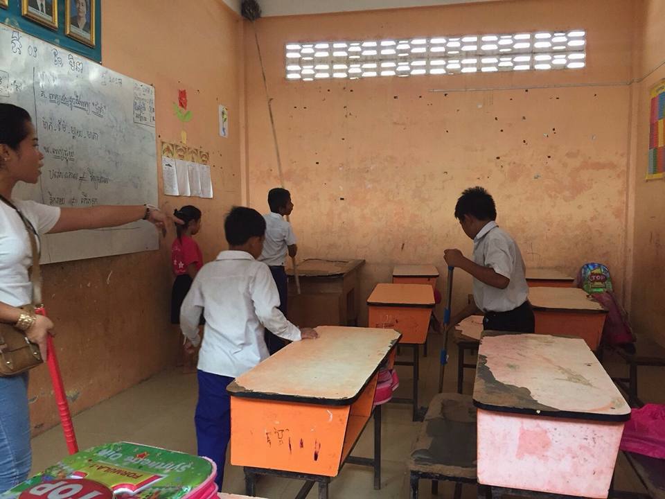 カンボジア孤児院風景