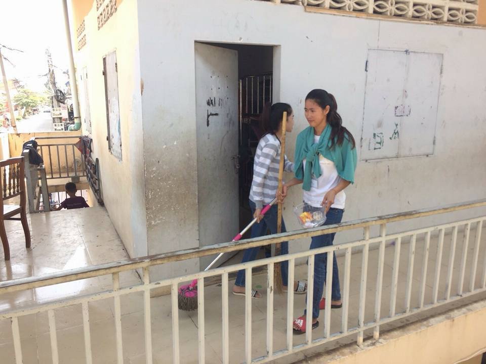 カンボジア孤児院風景