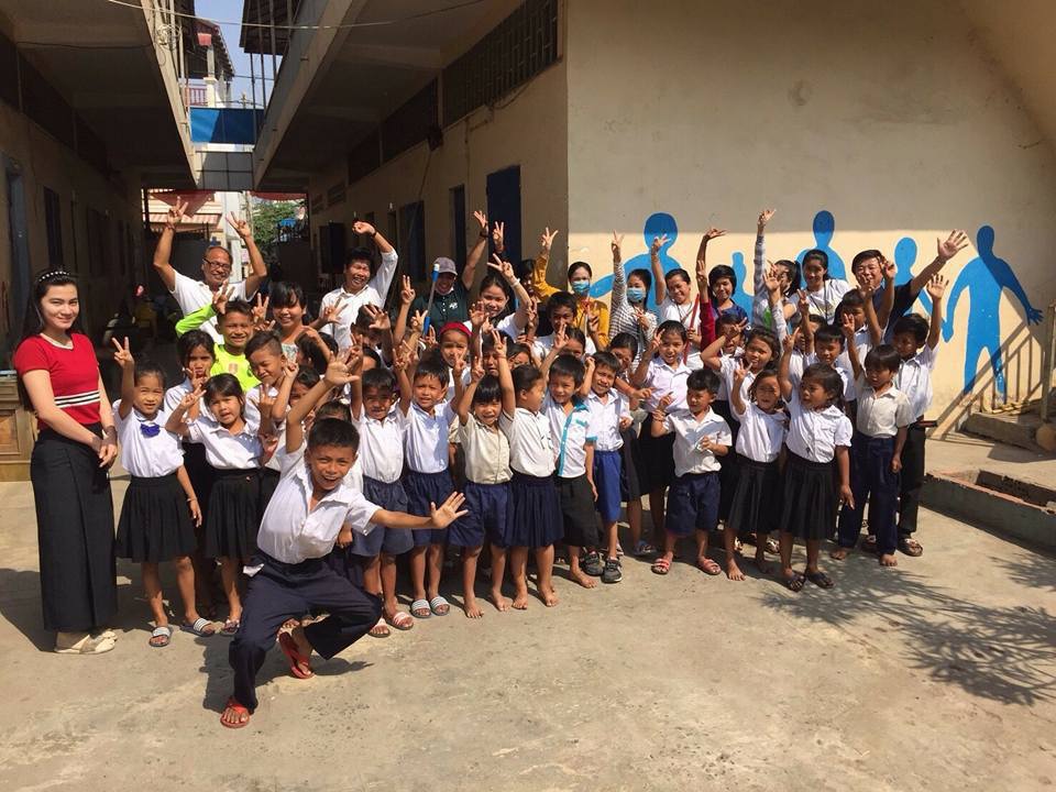 カンボジア孤児院風景