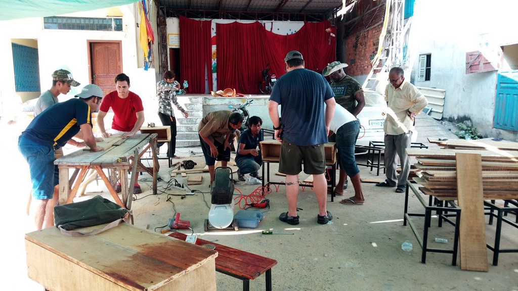 カンボジア孤児院風景