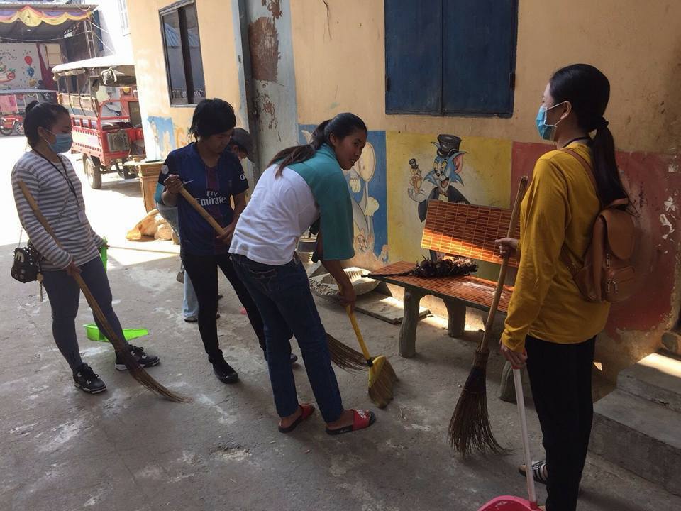 カンボジア孤児院風景