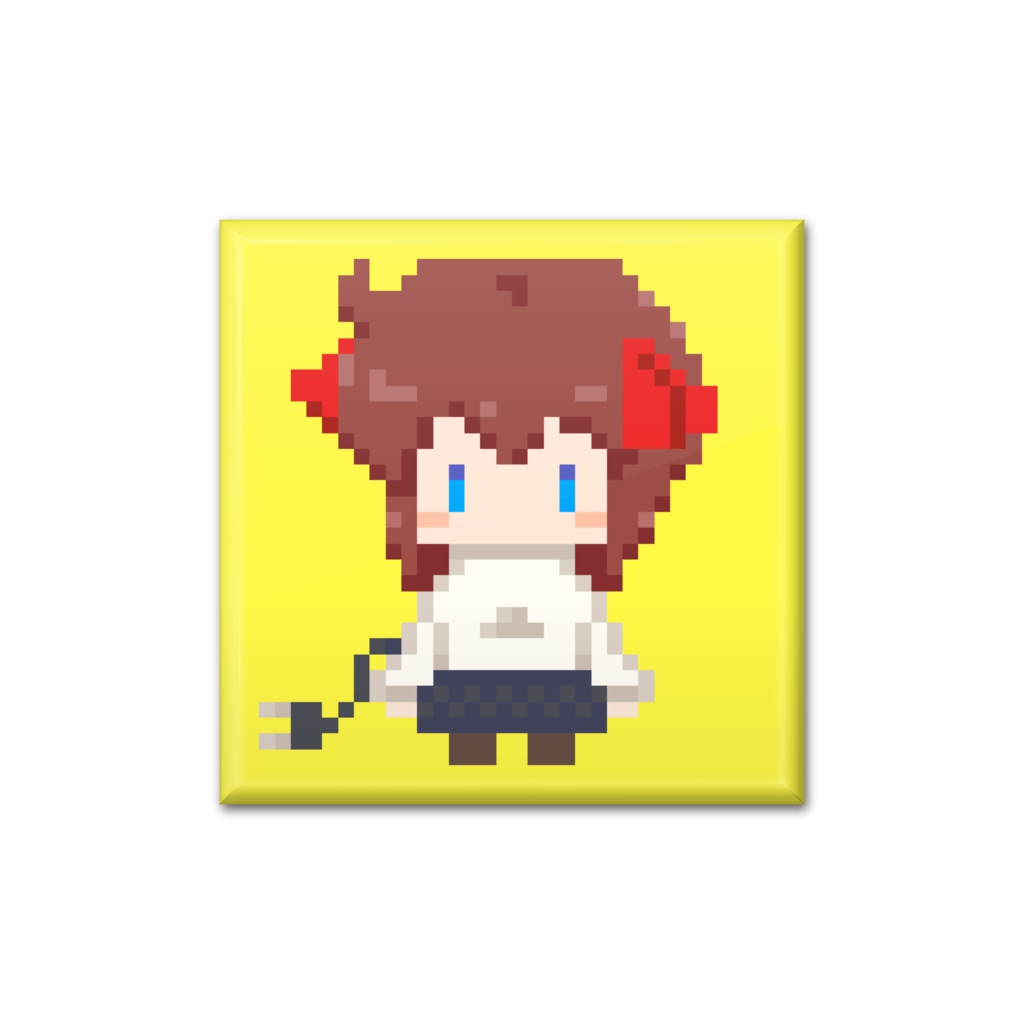 広川武美ドット缶バッジ