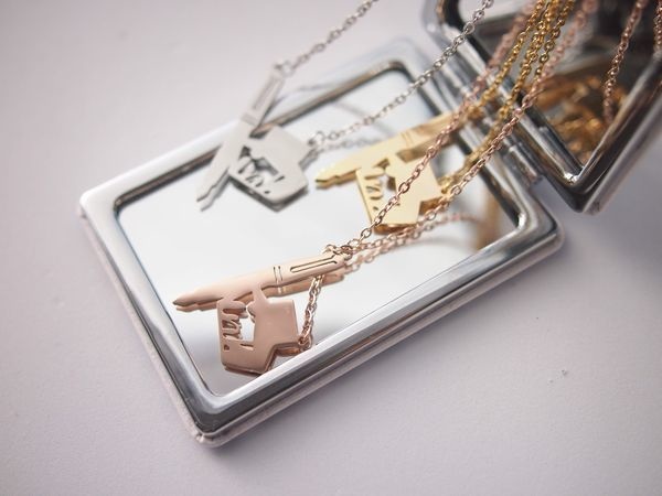 47keiMARK// 万年筆インクチャームネックレス