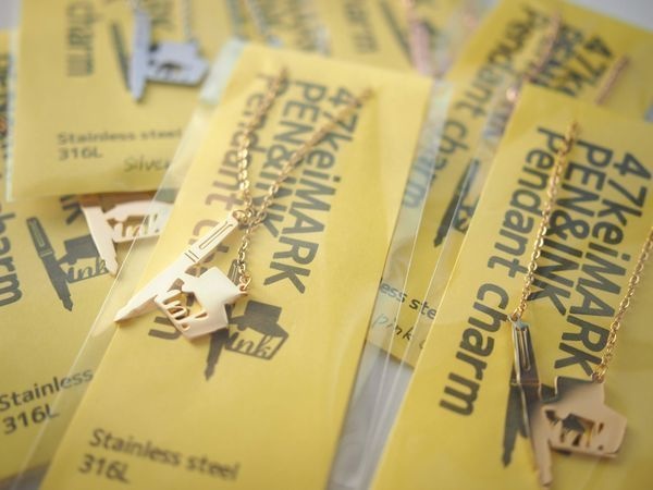 47keiMARK// 万年筆インクチャームネックレス