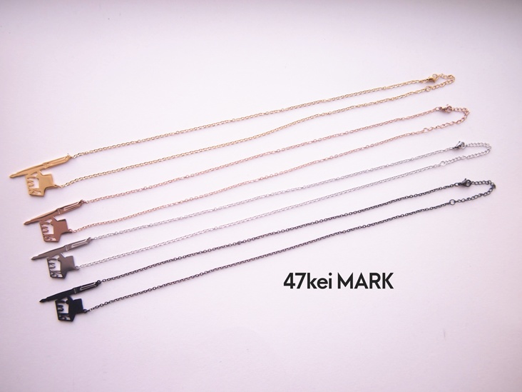 47keiMARK// 万年筆インクチャームネックレス 2nd