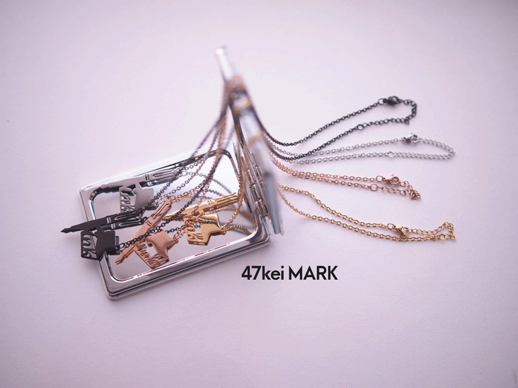 47keiMARK// 万年筆インクチャームネックレス 2nd