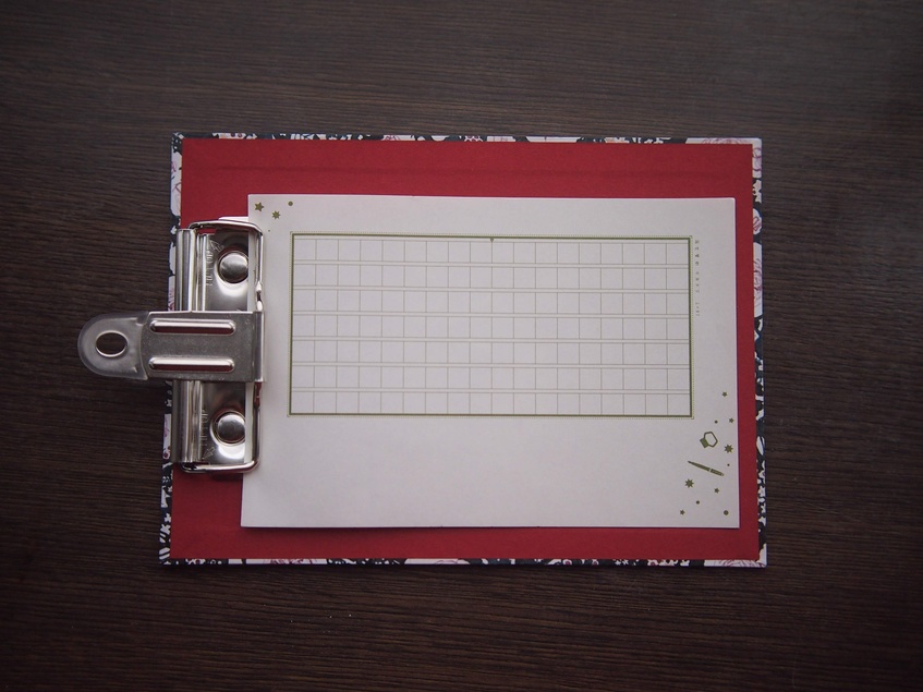 【受注予約再販】すずめやコラボ・ハガキサイズクリップボード『5月の庭』