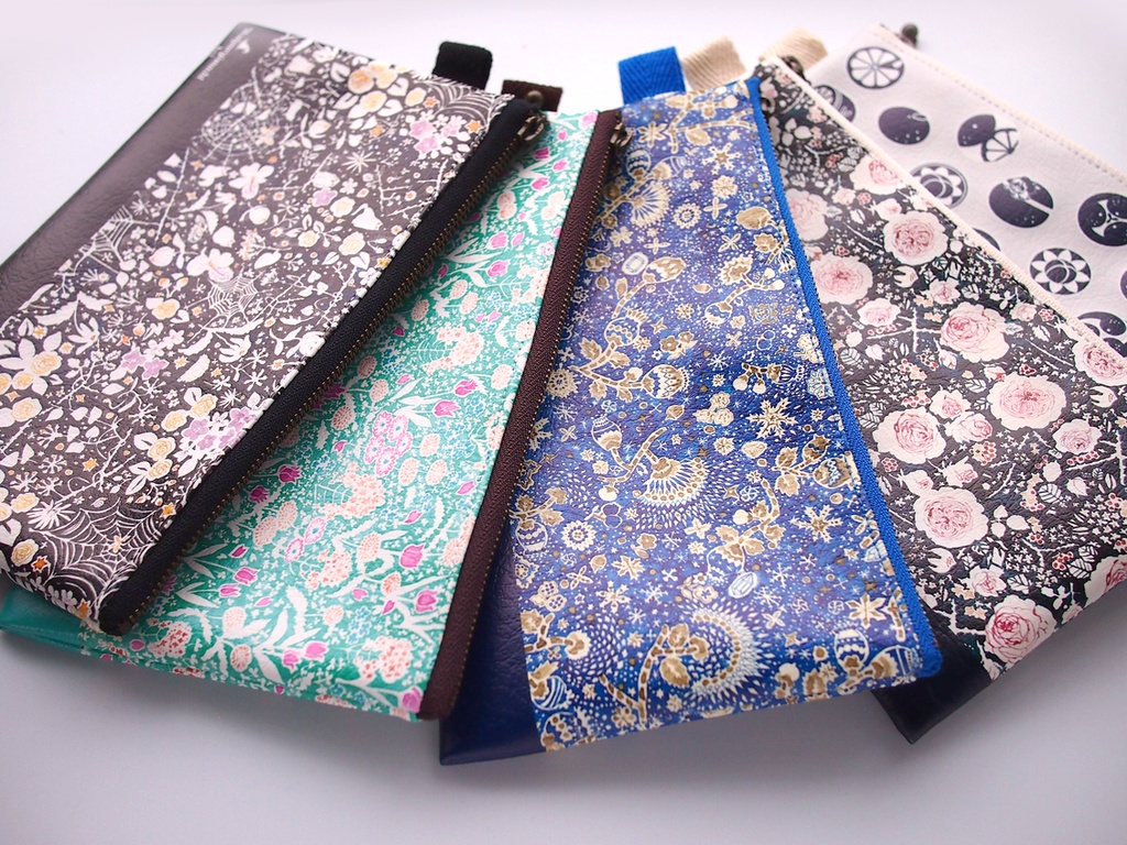 2020SS/万年筆イラスト図案・ななみかん・平ポーチ