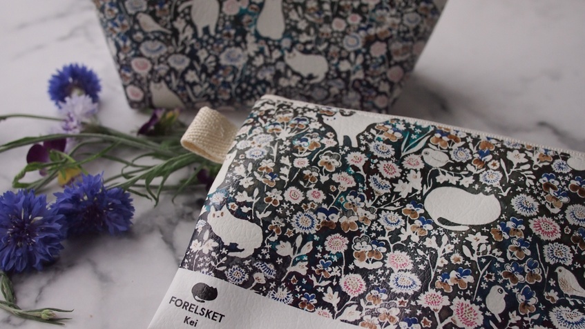 2021 SS/万年筆イラスト図案 ポーチ《フォレルスケット》