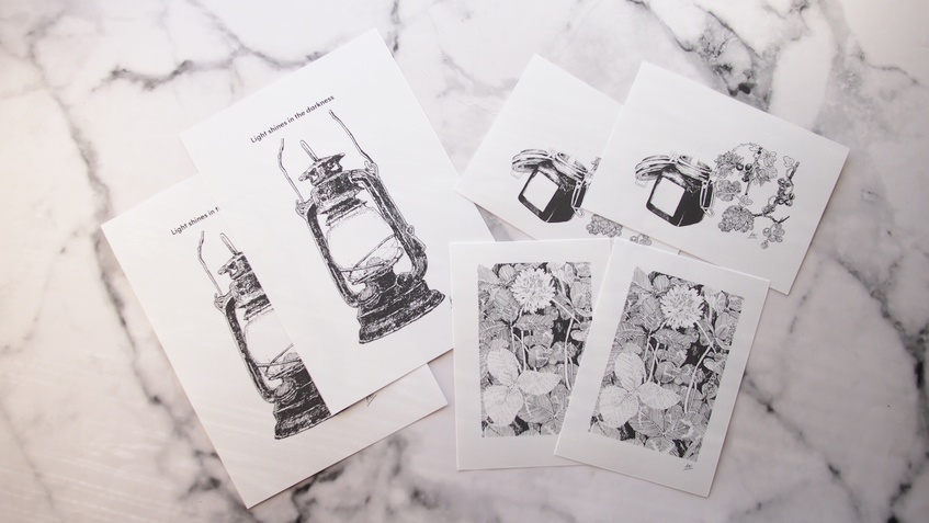 2021 DeepAQuaコラボ・吸取紙