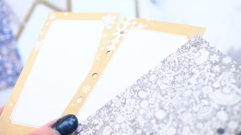 47keiMARK// マイクロ5手帳用 リフィル・スノータイムリフィルセット