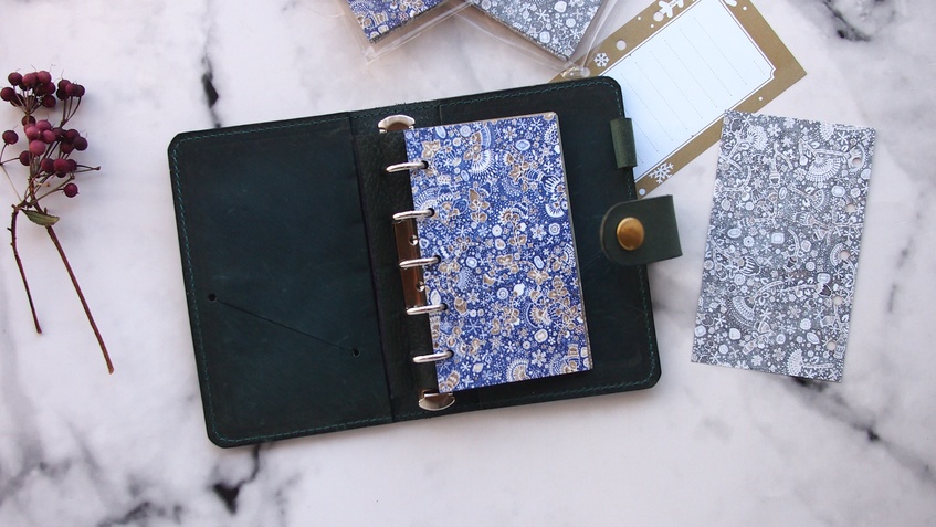 47keiMARK// マイクロ5手帳用 リフィル・スノータイムリフィルセット