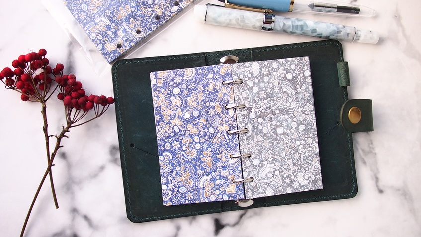 47keiMARK// マイクロ5手帳用 リフィル・スノータイムリフィルセット