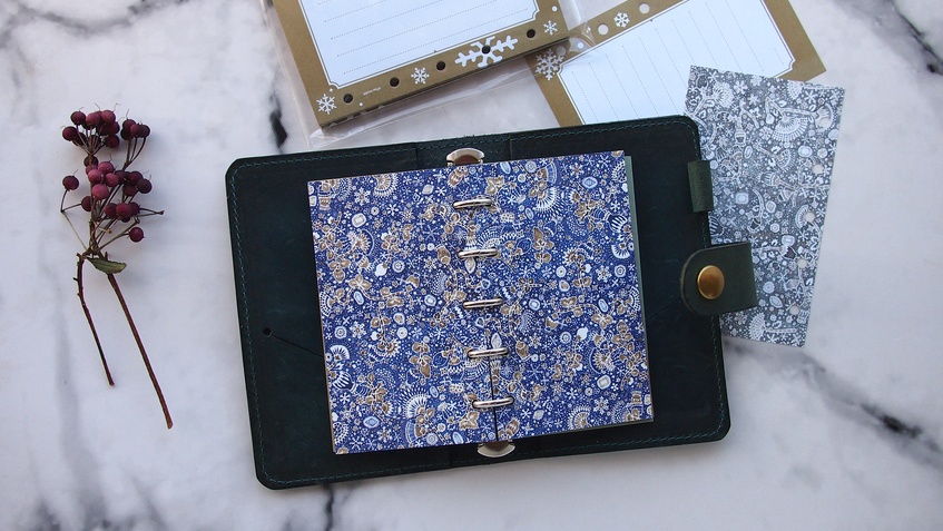 47keiMARK// マイクロ5手帳用 リフィル・スノータイムリフィルセット