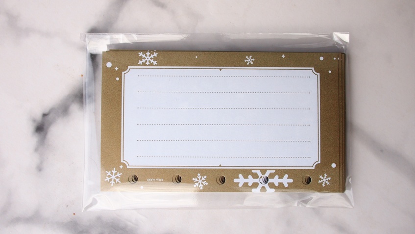 47keiMARK// マイクロ5手帳用 リフィル・スノータイムリフィルセット