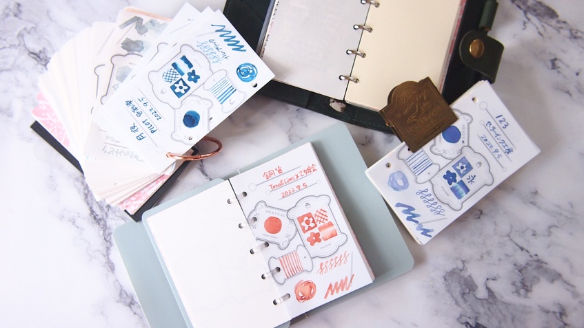 47keiMARK// マイクロ5手帳用 インク記録リフィル「サイホウバコ」🧵