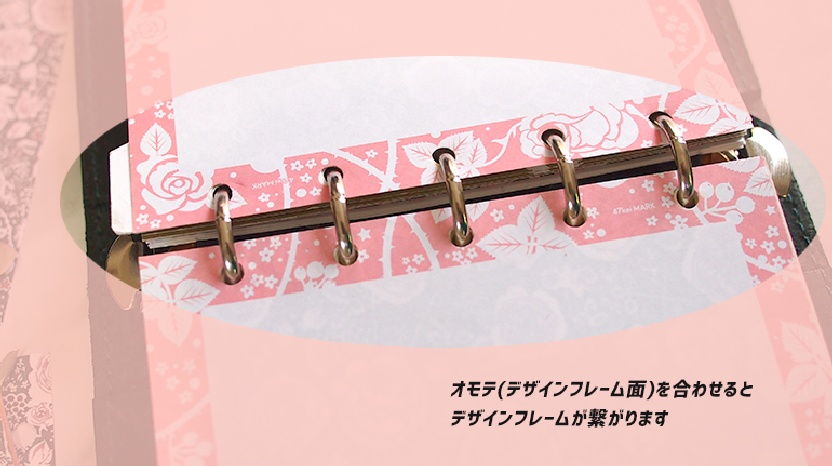 47keiMARK// マイクロ5手帳用 リフィル・ローズタイムリフィルセット