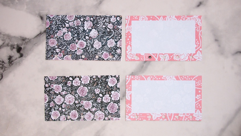 47keiMARK// マイクロ5手帳用 リフィル・ローズタイムリフィルセット