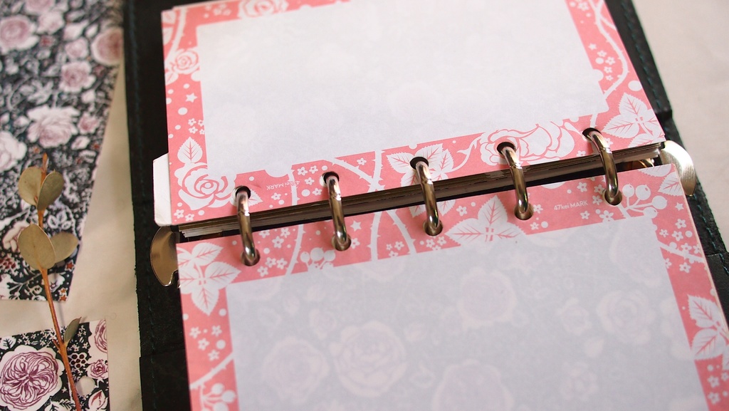 47keiMARK// マイクロ5手帳用 リフィル・ローズタイムリフィルセット