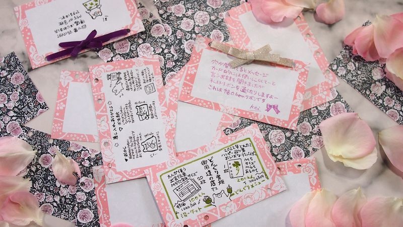 47keiMARK// マイクロ5手帳用 リフィル・ローズタイムリフィルセット