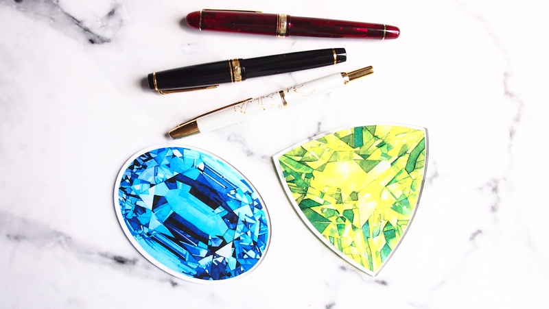 一粒宝石アクリルコースター