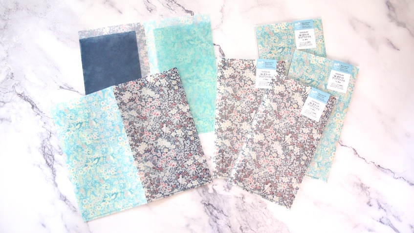 OVERLAY Wポケットクリアファイル