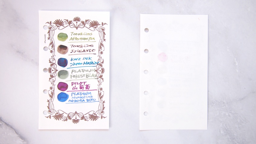 47keiMARK// マイクロ5手帳用 リフィル・マーガレットワルツ