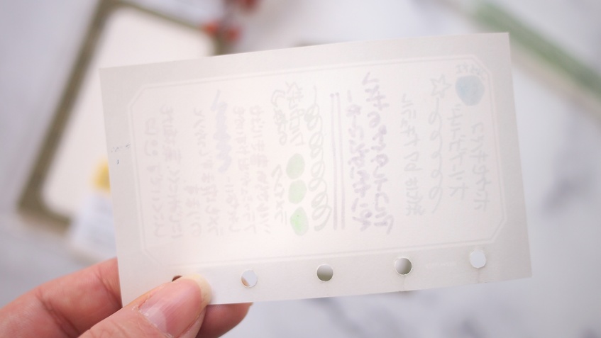 47keiMARK// マイクロ5手帳用 リフィル・M5ホウセキバコ (オリーブゴールド)