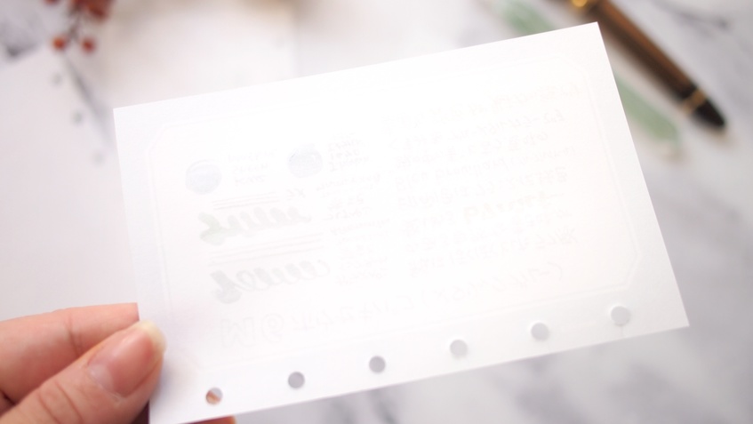 47keiMARK// ミニ6サイズ手帳用 リフィル・M6ホウセキバコ