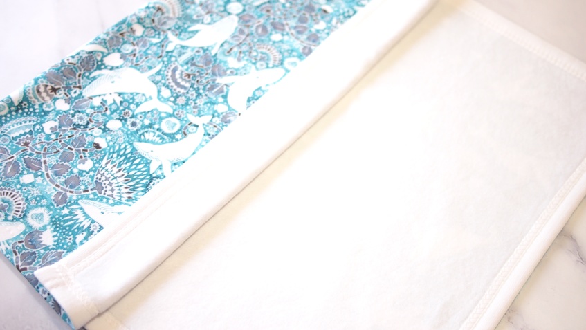 【 KUJIRANO FANTASIA 】図案ブランケット