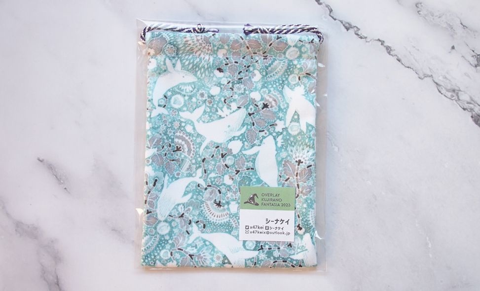 【 KUJIRANO FANTASIA 】ミニ巾着