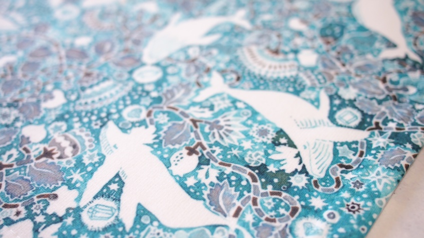 【 KUJIRANO FANTASIA 】第二回受注生産 図案ブランケット