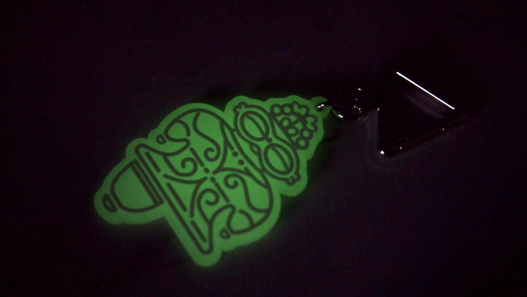 遮光器土偶アクリルキーホルダー