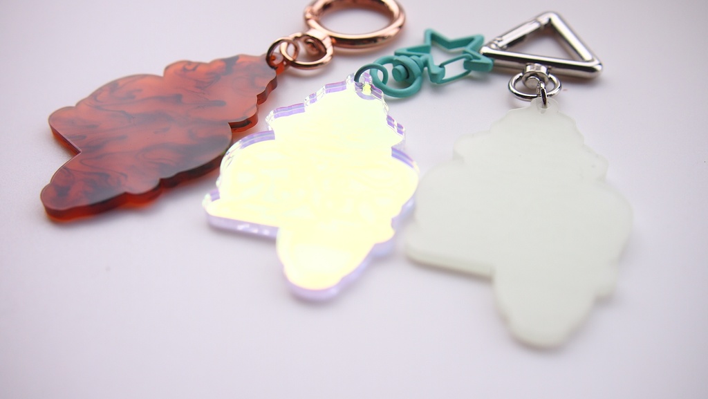 遮光器土偶アクリルキーホルダー