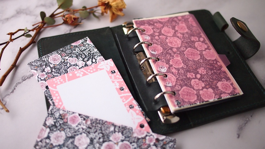 47keiMARK// マイクロ5手帳用 リフィル・ローズタイムリフィルセット2023