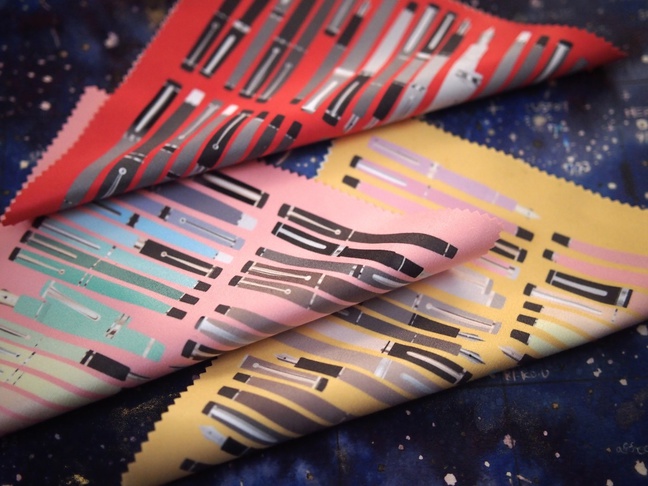 万年筆柄 マルチクロス 【2nd 】雪月花&赤